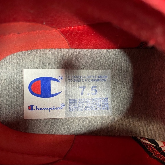 Champion Rally Script Scarlet Sneakers - Picture 4 of 4